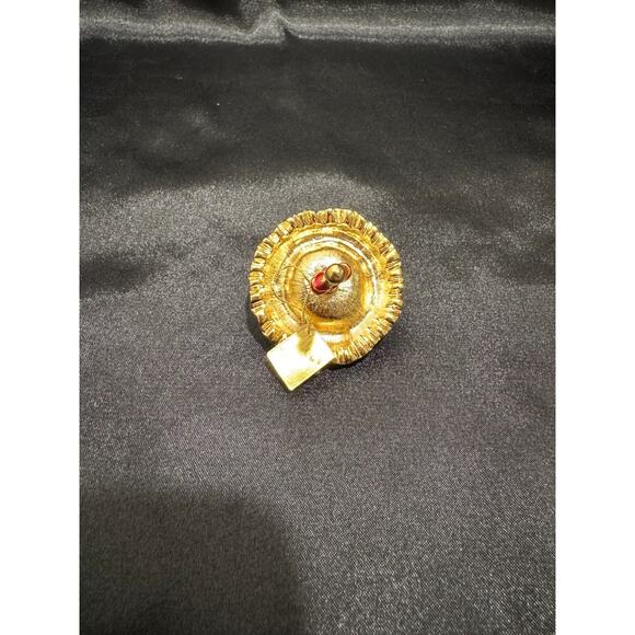 NIB Estee Lauder White Linen Pretty Parasol Solid Perfume Compact 2000 - Picture 9 of 11